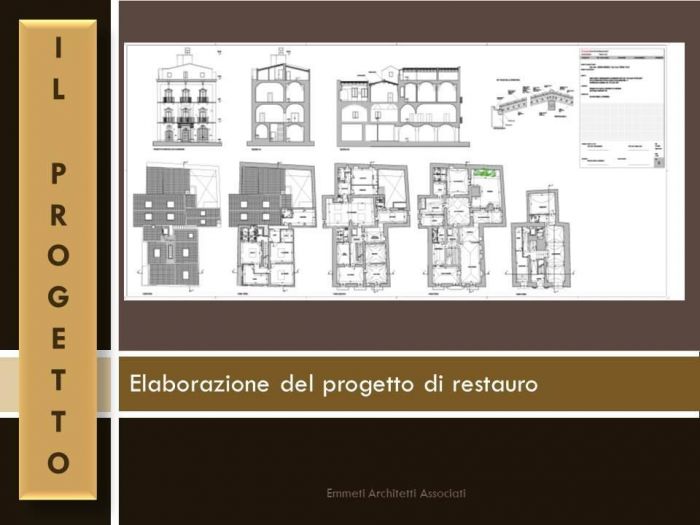 Archisio - Emmeti Architetti Associati - Progetto Restauro del palazzo popolizio