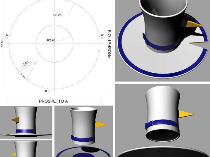 Archisio - Daniela Danna - Progetto Tazzine di design