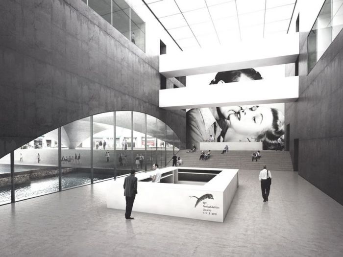Archisio - Campomarzio - Progetto Palazzo del cinema di locarno