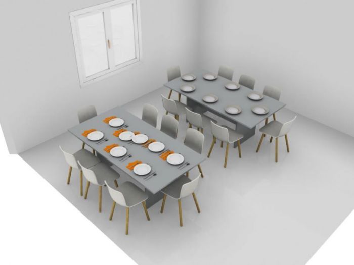 Archisio - Imetallici Di Taverna Andrea Taverna - Progetto Sala da pranzo azienda