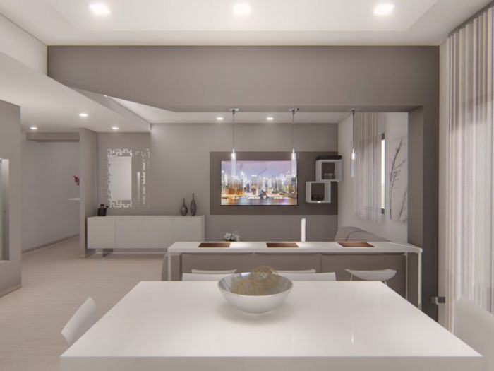 Archisio - Dalila Ferrara - Progetto Open space modern chic