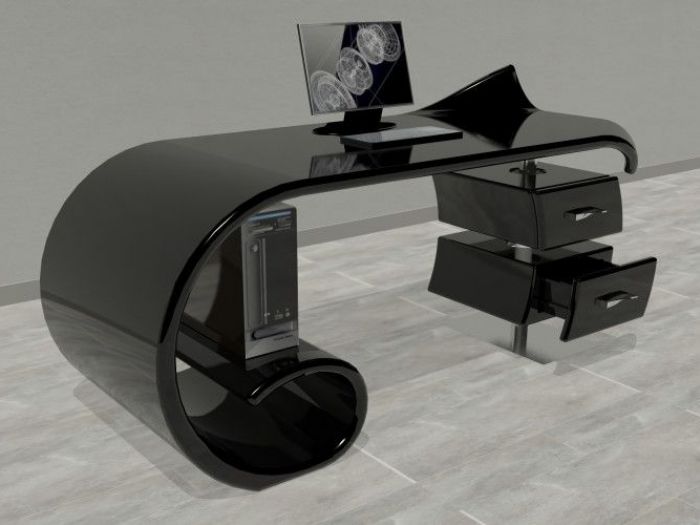 Archisio - B G Design - Progetto Scrivania waves