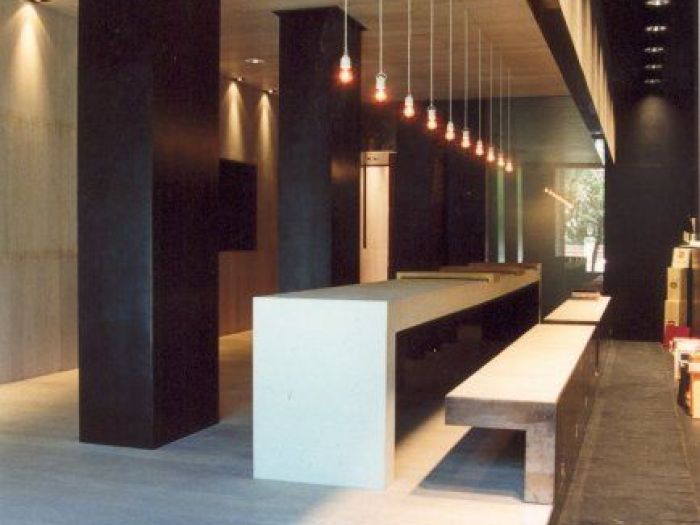 Archisio - Gianni Mondini - Progetto Zona accoglienza azienda vinicola