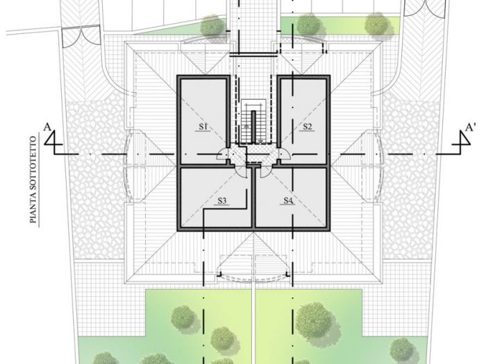 Archisio - Fortunarchitetti - Progetto Palazzina plurifamiliare nepi