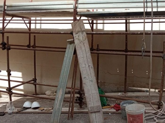 Archisio - Fontana Giovanni Ponteggi - Progetto Montaggio ponteggio telai-tubi e giunti