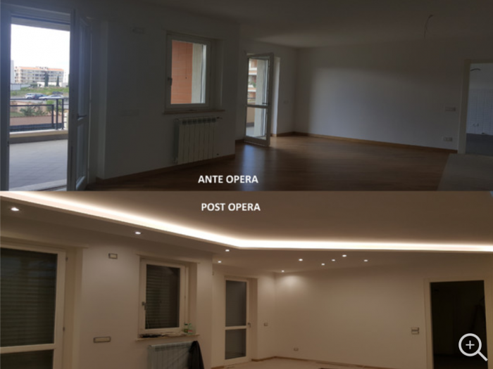 Archisio - Chiara Pinto - Progetto Appartamento via amerigo toth - eur mezzocamino rm