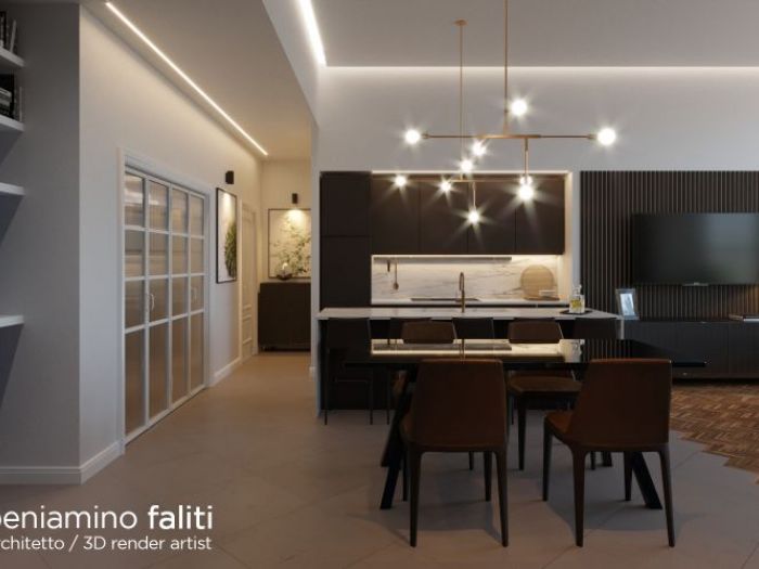 Archisio - Beniamino Faliti - Progetto Appartamento torino to