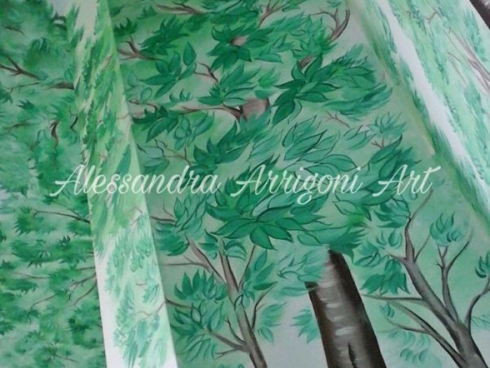 Archisio - Alessandra Arrigoni - Progetto Cameretta bosco stile animato