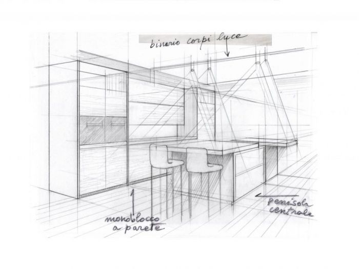 Archisio - Ostuni Giuseppe Pietro - Progetto Arredo abitazione privata