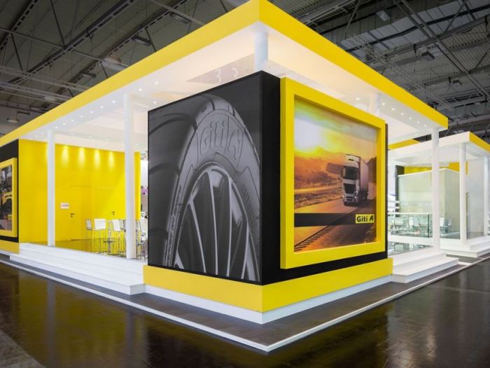Archisio - Studio Giuseppe Ricci - Progetto Giti tyreAllestimento stand giti reifen 2016 essen