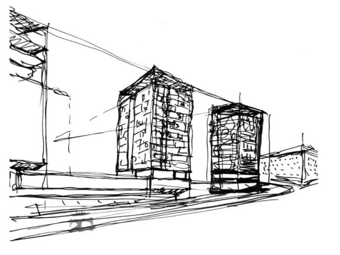 Archisio - Sergio Pascolo - Progetto Milan500 dwelling in a park