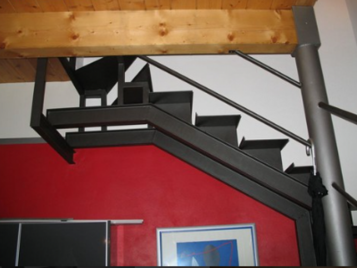 Archisio - Nervo Valerio - Progetto Soppalchi e passerelle scale interne scale antincendio esterne