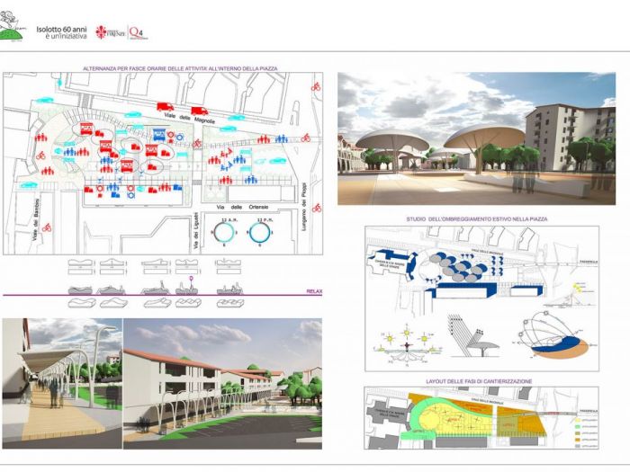 Archisio - Architetto Condorelli Alessandro - Progetto Concorso nuova piazza dellisolotto