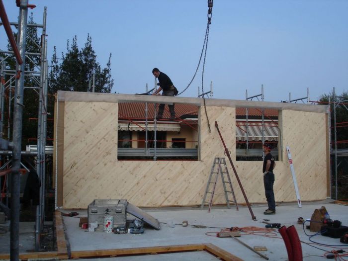 Archisio - Bclegno - Progetto Casa struttura in xlam coibentazione fibra di legno