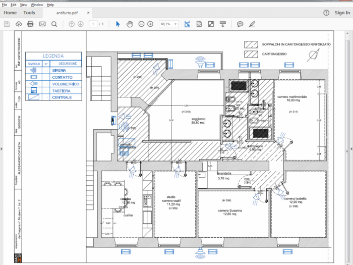 Archisio - Monica De Amicis - Progetto Ristrutturazione appartamento 125 mq