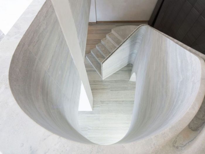 Archisio - Ateliers Romeo - Nicolas Dubois - Progetto Scala a sbalzo in pietra uk