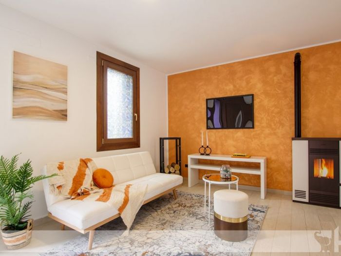 Archisio - Elisa Cattelan - Progetto Da una parete arancione ad uno stile etnic chic