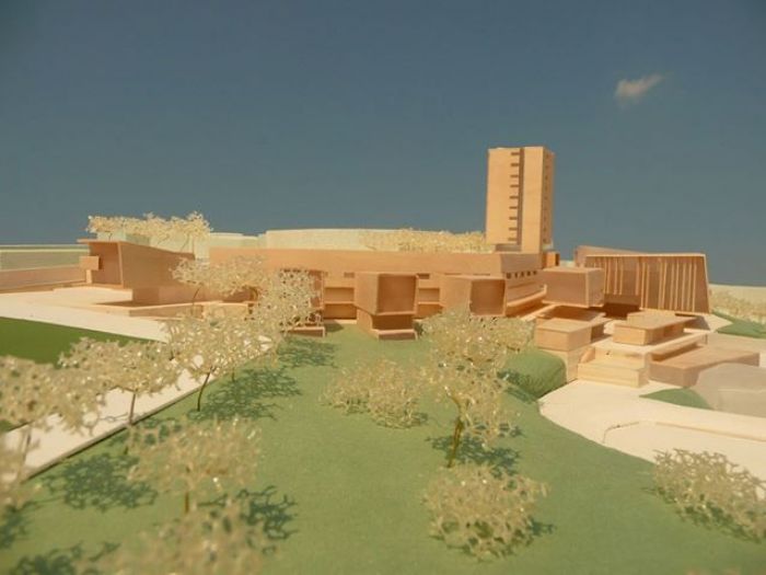 Archisio - Domenico Sforza - Progetto Tesi di laurea in architettura - progettazione architettonica e urbanaProgetto di margine delle mura megalitiche