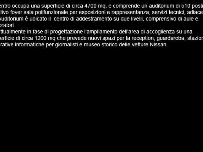 Archisio - Sartogo Architetti Associati - Progetto Auditorium centro espositivo centro servizi nissan