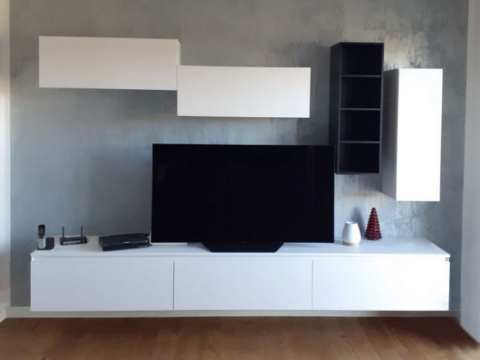 Archisio - Mani Srl Ristrutturazini - Progetto Realizzazione open space appartamento in roma con applicazione decorativo fili di seta giorgio graesan