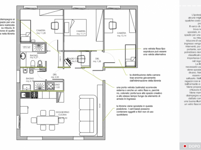 Archisio - Amodo - Progetto Una casa per quattro