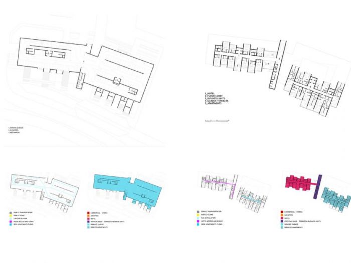 Archisio - Bicuadro - Progetto Al sofouh marina towers hotel e residence dubai
