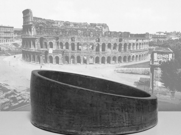 Archisio - Giovanna Basile - Progetto Roma lavabo da appoggio design salvaspazio