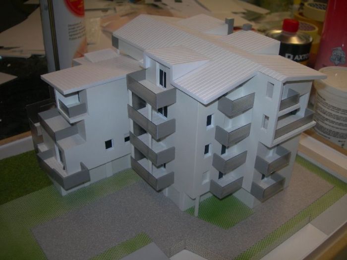 Archisio - Plastici Rocchi - Progetto Plastico appartamenti 2