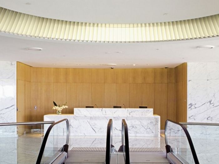 Archisio - Furrer - Progetto Melbourne airport qantas first lounge