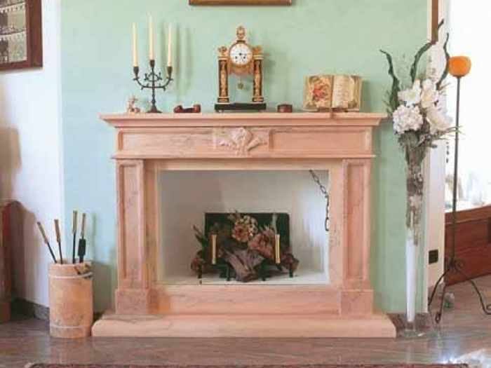 Archisio - Carpenteria Fabbro Alma - Progetto Marmo per camini