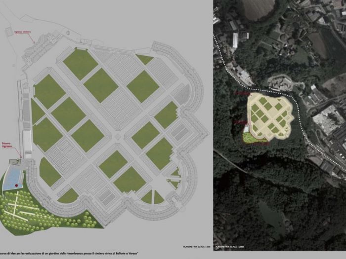 Archisio - Vincenzo Chirico - Progetto Concorso area dispersione ceneri varese