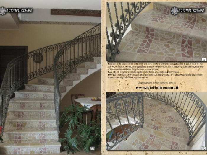 Archisio - I Ciottoli Romani - Progetto Scale