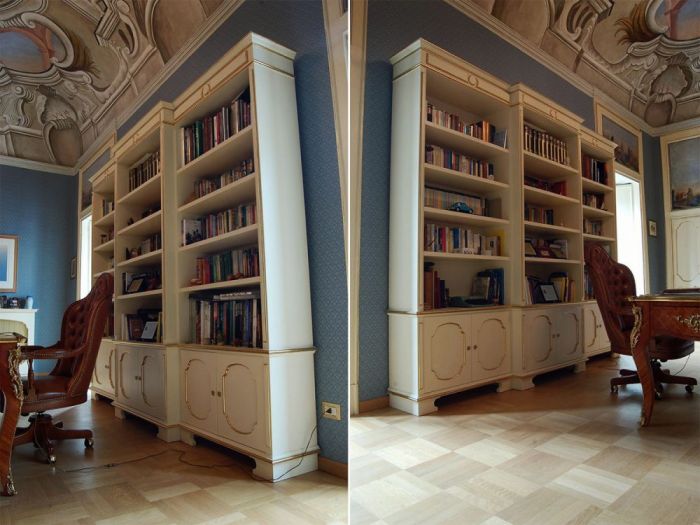 Archisio - Ferrantelli Falegnameria - Progetto Libreria stile 800