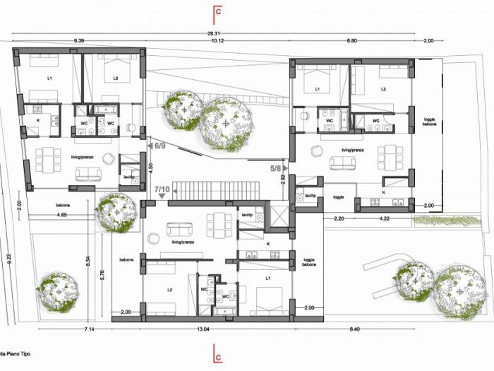 Archisio - Antonio Pelella - Progetto Edificio residenziale