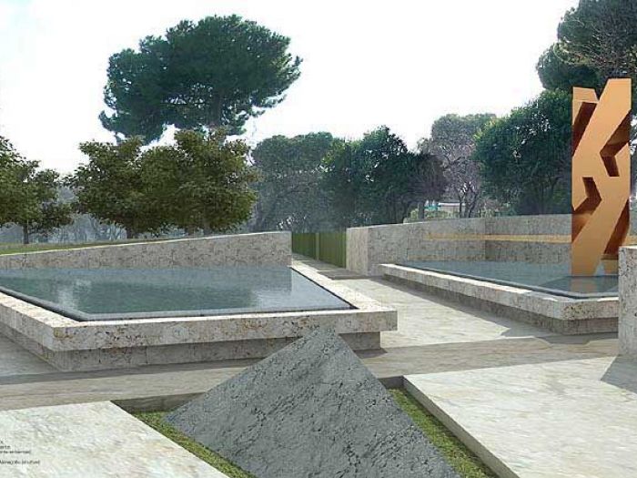 Archisio - Ruggero Lenci - Progetto Concorso per un monumento ai caduti di nassiriya