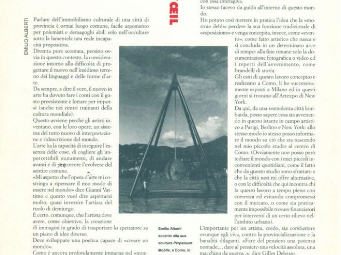 Archisio - Emilio Alberti - Progetto Perpetuum mobile