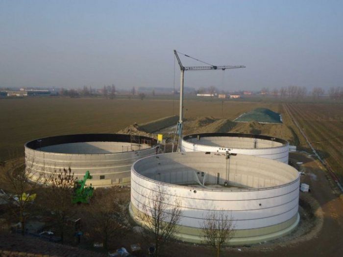 Archisio - Iceb Flli Peveroni srl - Progetto Digestori per biogas