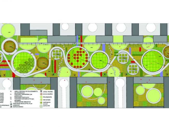 Archisio - Mm Studio - Progetto Asse pedonale attrezzato