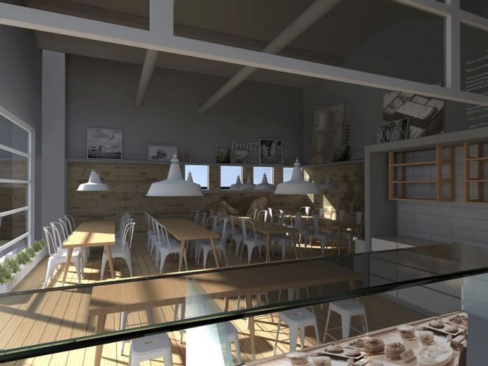 Archisio - Architectural Make Up - Progetto Fish express - guadagnoli - nuovo ristoranteArch massimo viti arch francesca amore