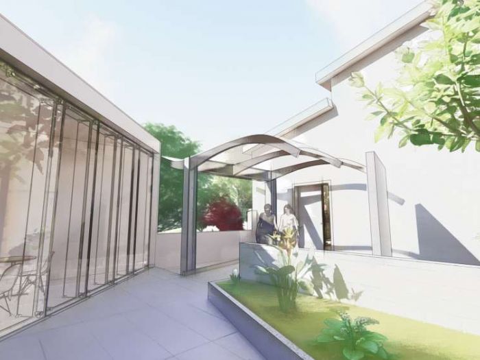 Archisio - Andrea Sorci Natural Living - Progetto Ipotesi progetto di ripristino di un capannone a borghetto flaminio rm per la sede museale della fondazione