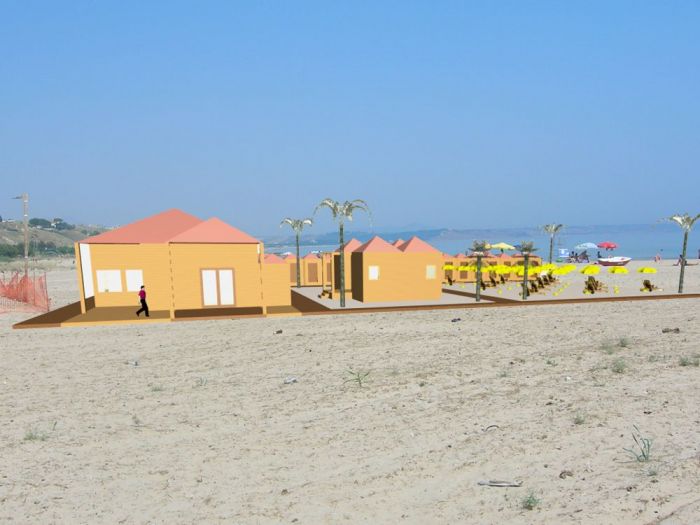 Archisio - Francesco Paolo Ciccarelli - Progetto Progetto di un chiosco in spiaggia e locale notturno