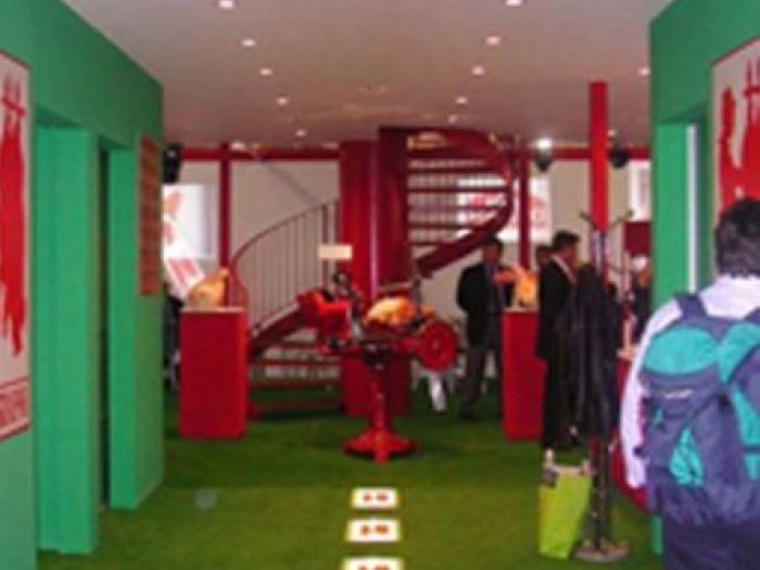 Archisio - L Archivolto Progettazioni Di Architetture E Dinterni - Progetto Allestimento stand fieristico ditta flli sassi