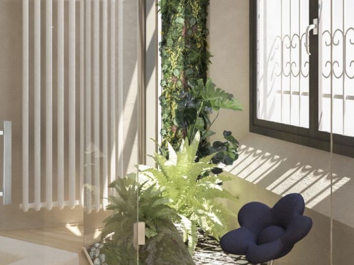 Archisio - Michelevolpi Studio Interior Design - Progetto Blu notte per una zona giorno