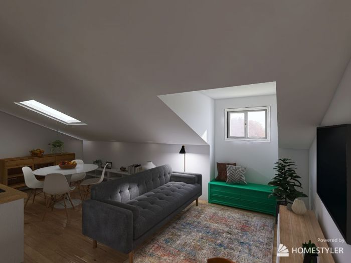 Archisio - Georgia Lo Iacono - Progetto Rendering 3d di una mansarda da ristrutturareLasciami sognare