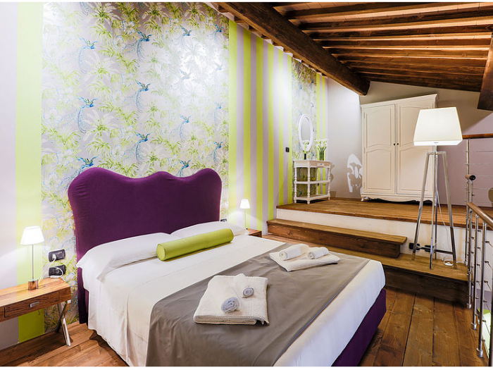 Archisio - Alessandra Fagnani Architetto - Progetto Interior design e decorazione delle pareti di un appartamento storico