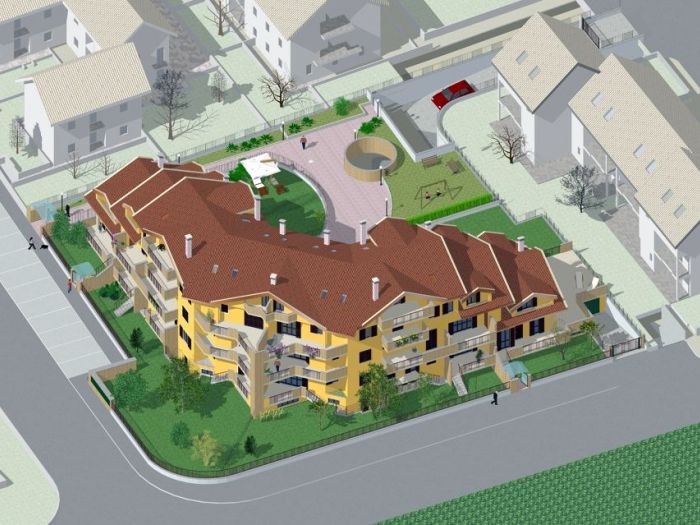 Archisio - Alessandro Cirillo - Progetto Render nuovo edificio residenziale