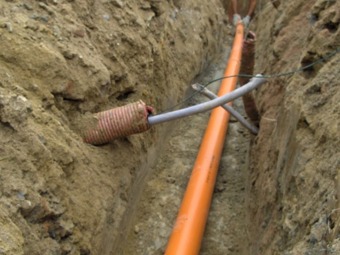 Archisio - Escavazione Musso - Progetto Pozzi e fognature tubature acqua tubature gas