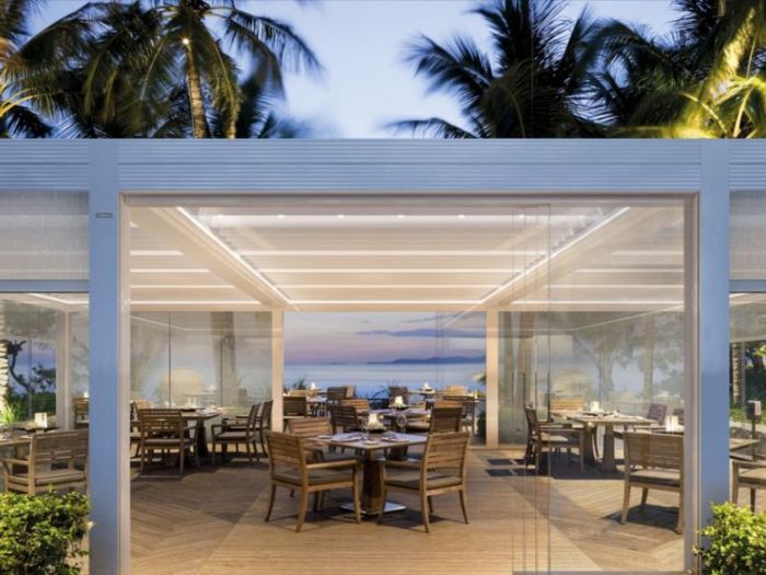 Archisio - Dama Parquet Porte Infissi - Progetto Pergole bioclimatiche e tende solari