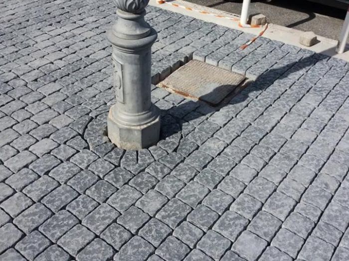 Archisio - Constantin Ciornei - Progetto Pavimentazione in san pietrini