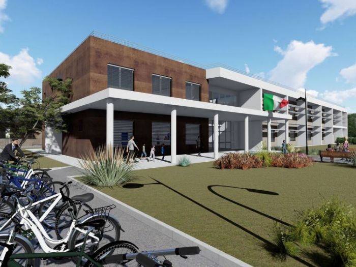 Archisio - Andrea Pontoglio - Progetto Progetto preliminare nuovo polo scolastico di bornato
